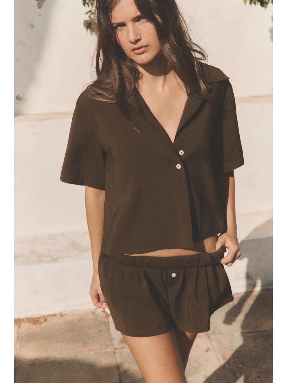 Zara Brown Matching Set